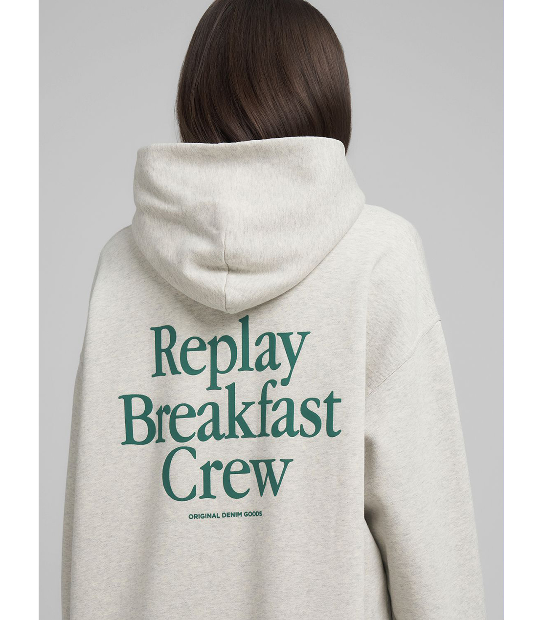 ロングオーバーサイズプリントフーディー（セットアップ） 詳細画像 ライトグレーメランジ 6